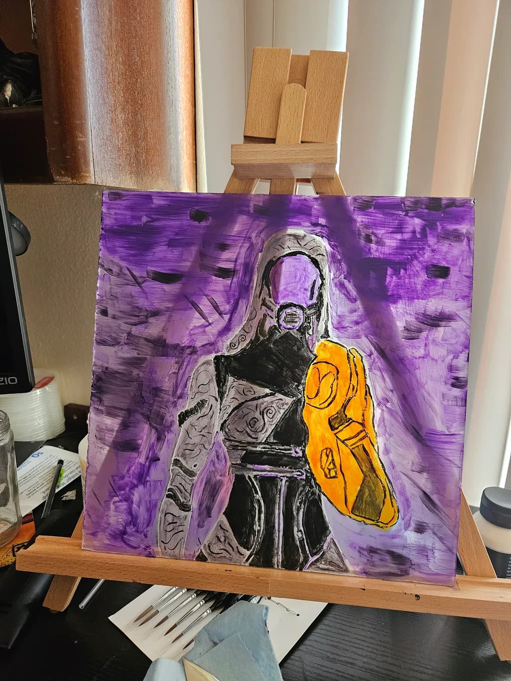 Abstract Figure with Glove