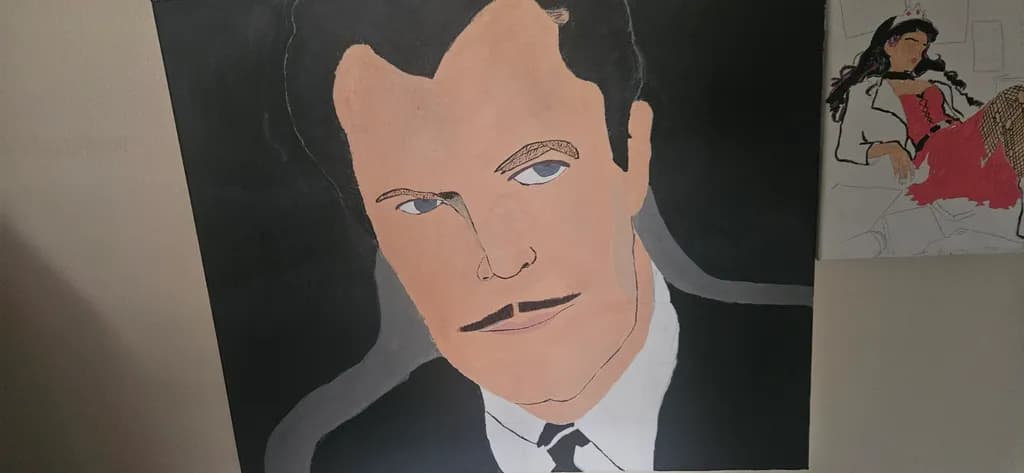 Portrait with Mustache
