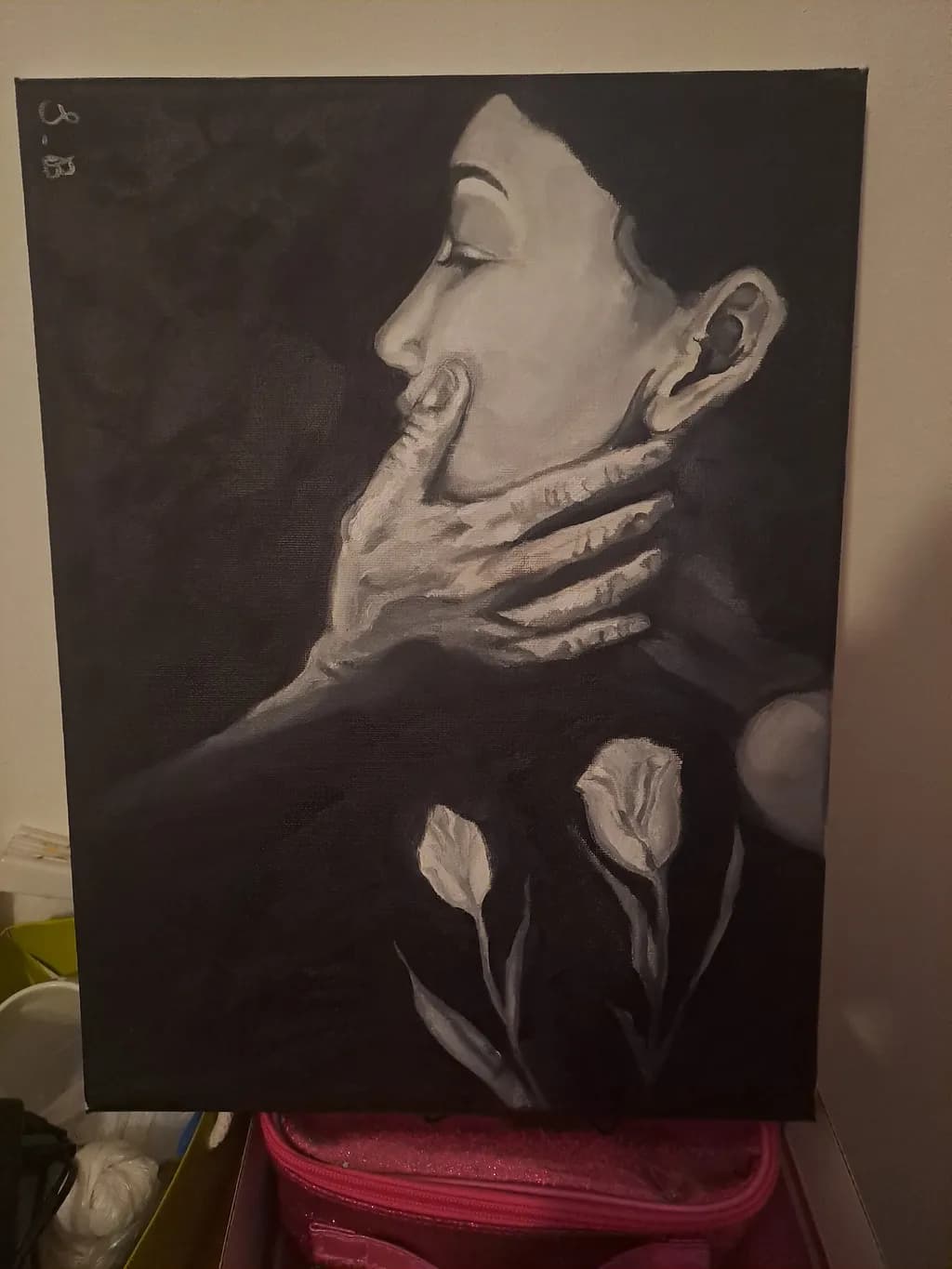 Portrait with Flowers