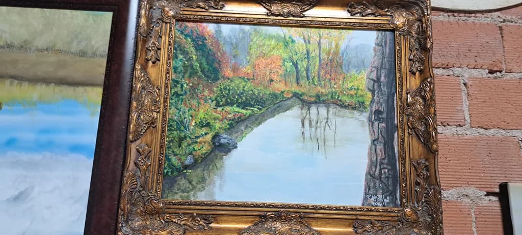River Reflection Scene