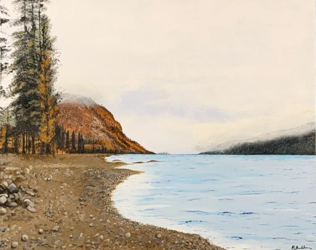 Mountain Lake Shore