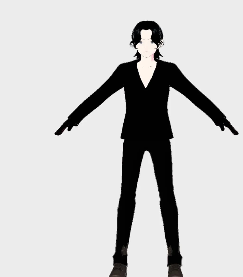 Black Suit Figure