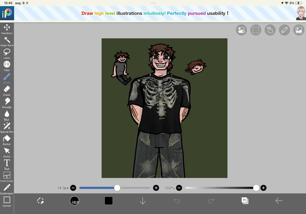 Skeleton Tee Trio