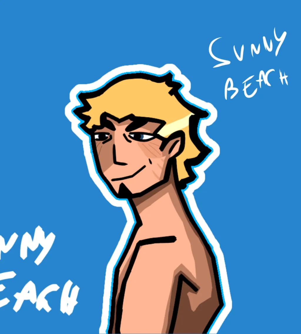 Sunny Beach Portrait