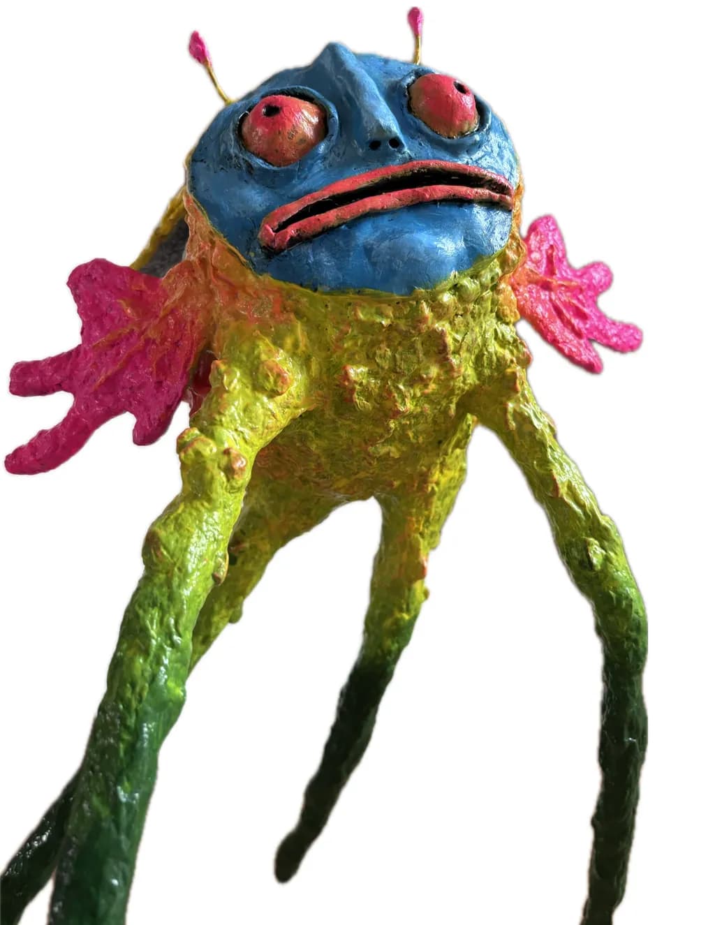 Colorful Frog Sculpture