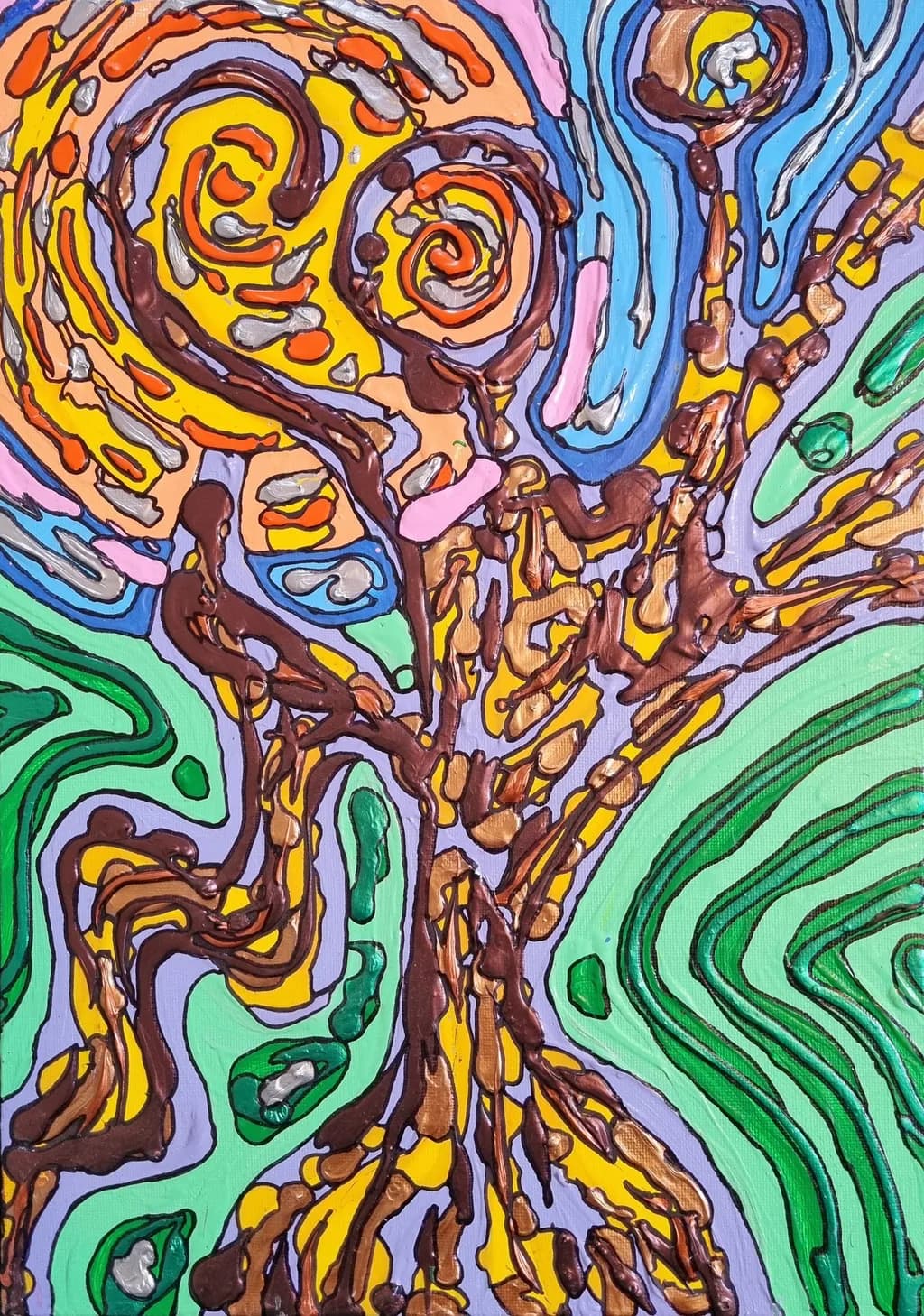 Colorful Swirls Pattern