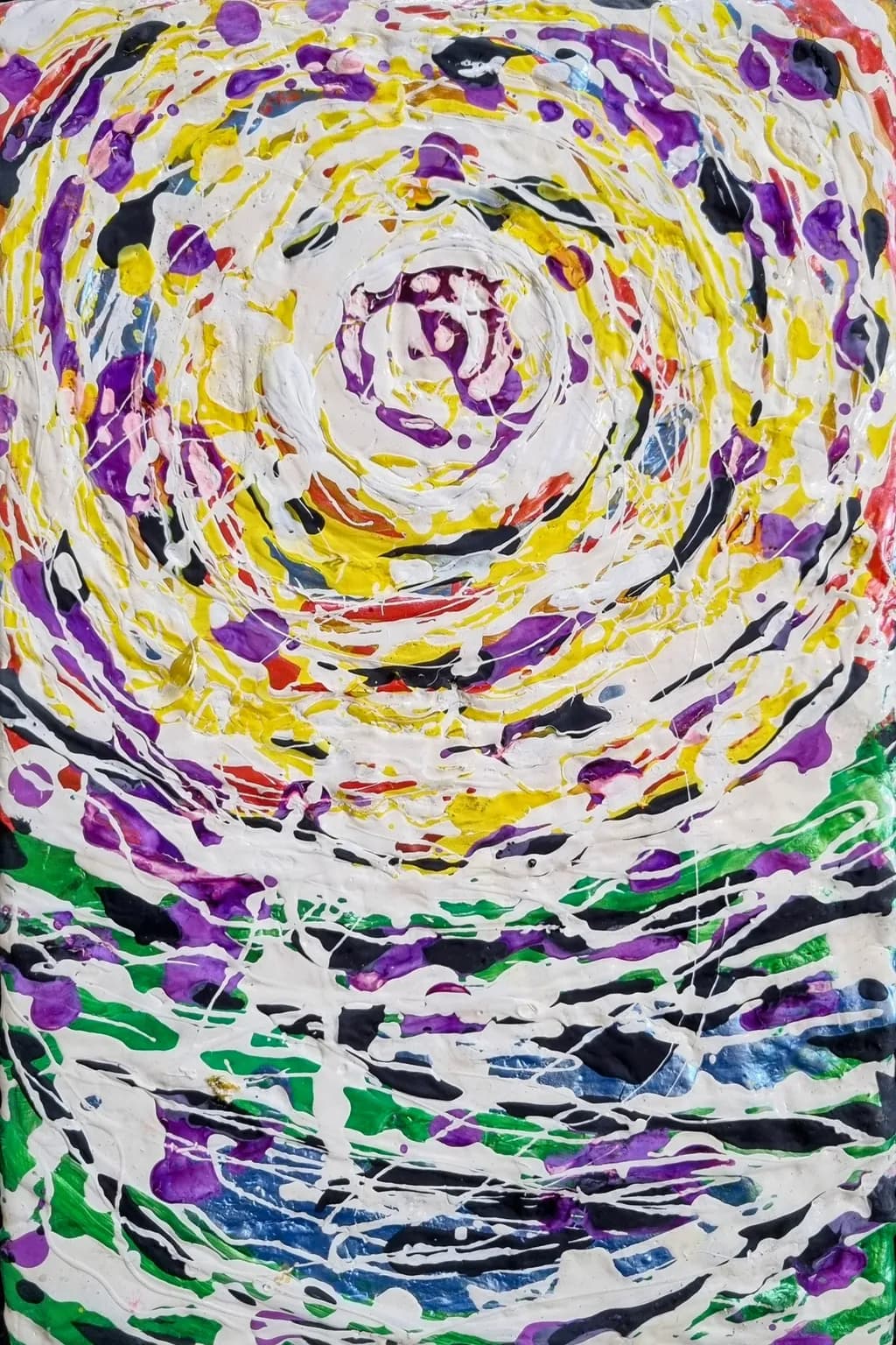 Colorful Spiral Burst