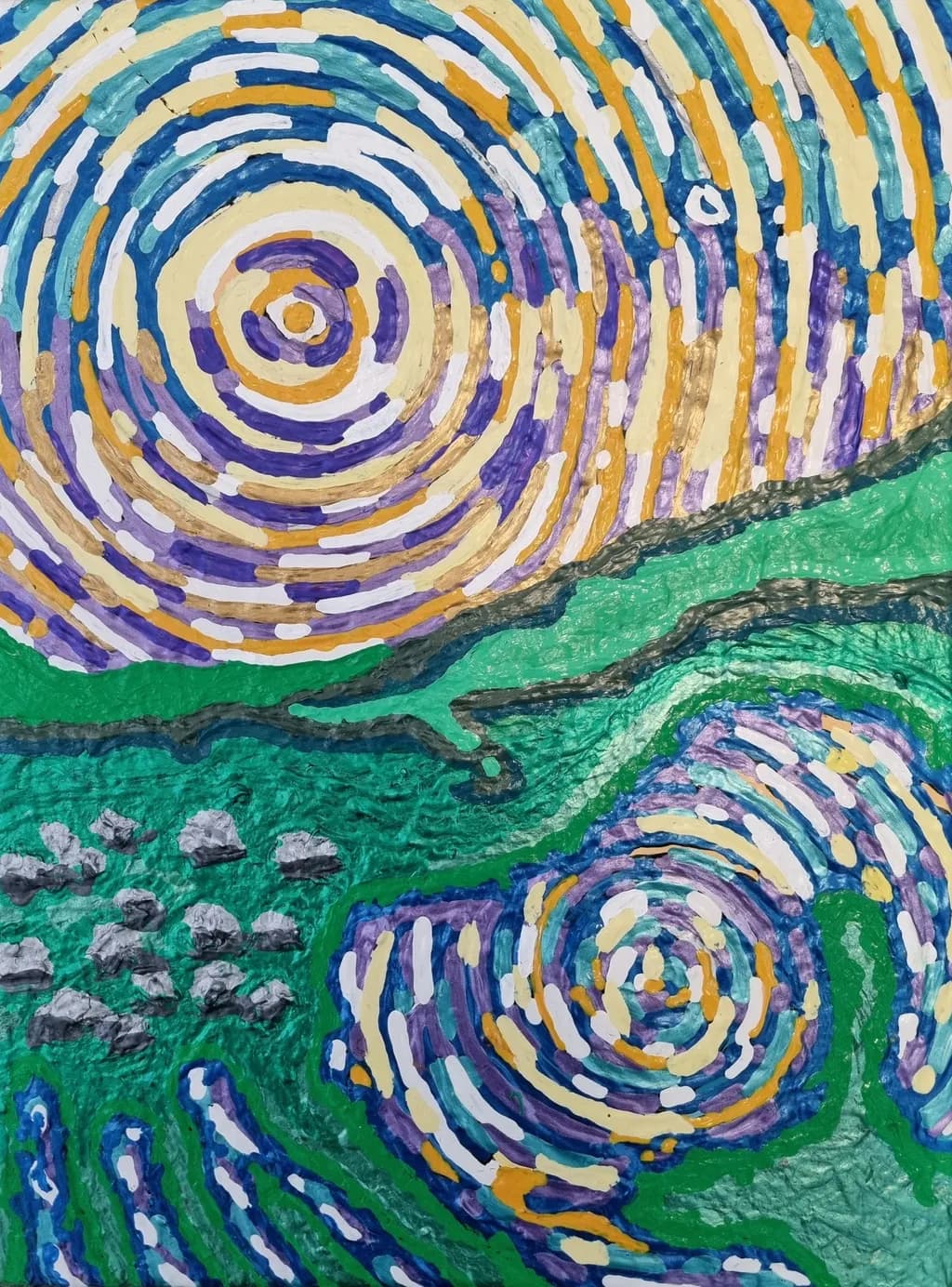 Concentric Mosaic Spirals