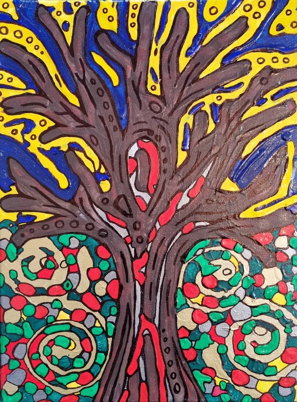 Colorful Tree Swirls