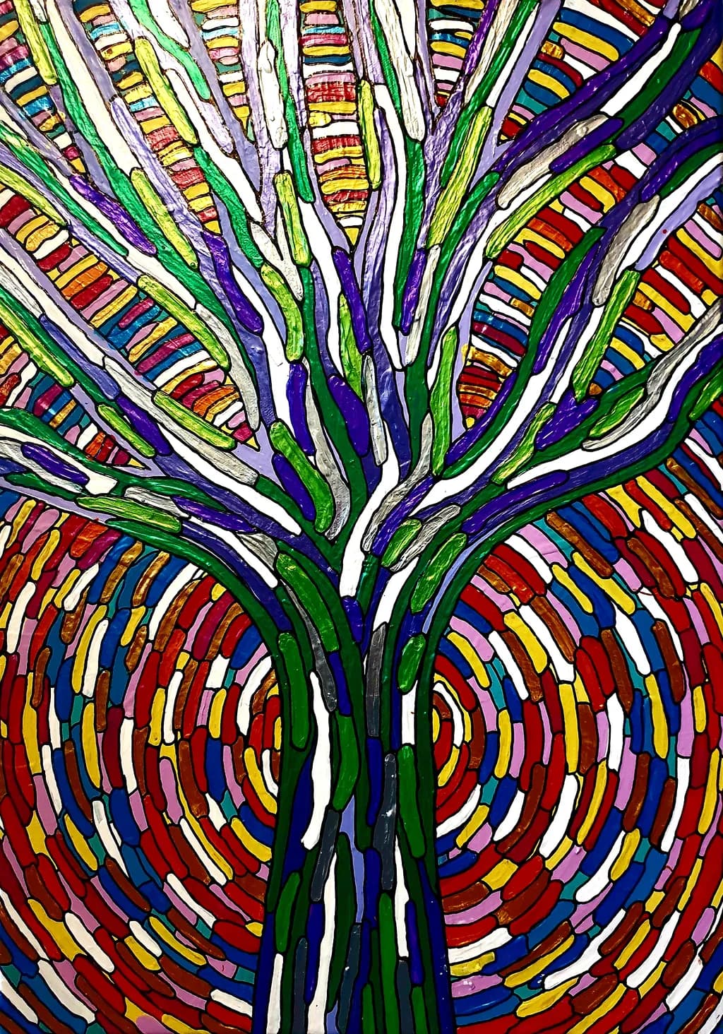 Abstract Tree Mosaic