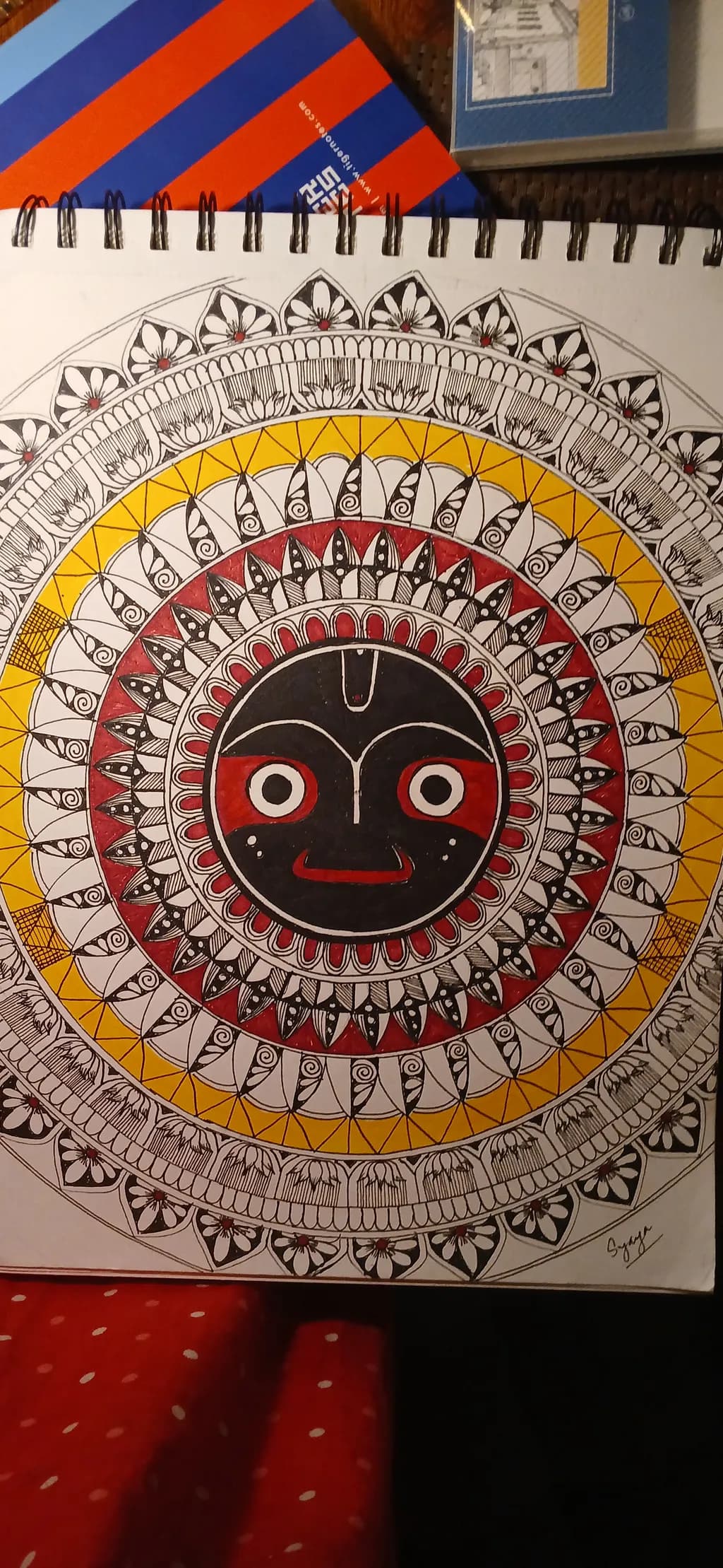 Sun Face Mandala