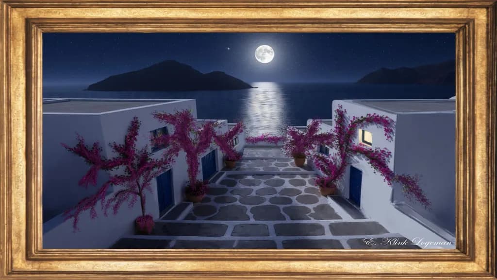 Moonlit Coastal Path