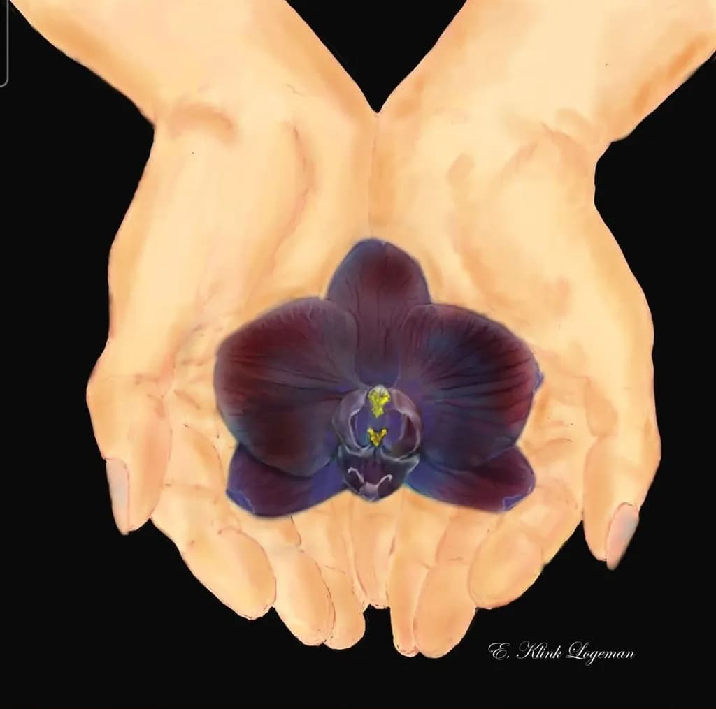 Orchid in Hands