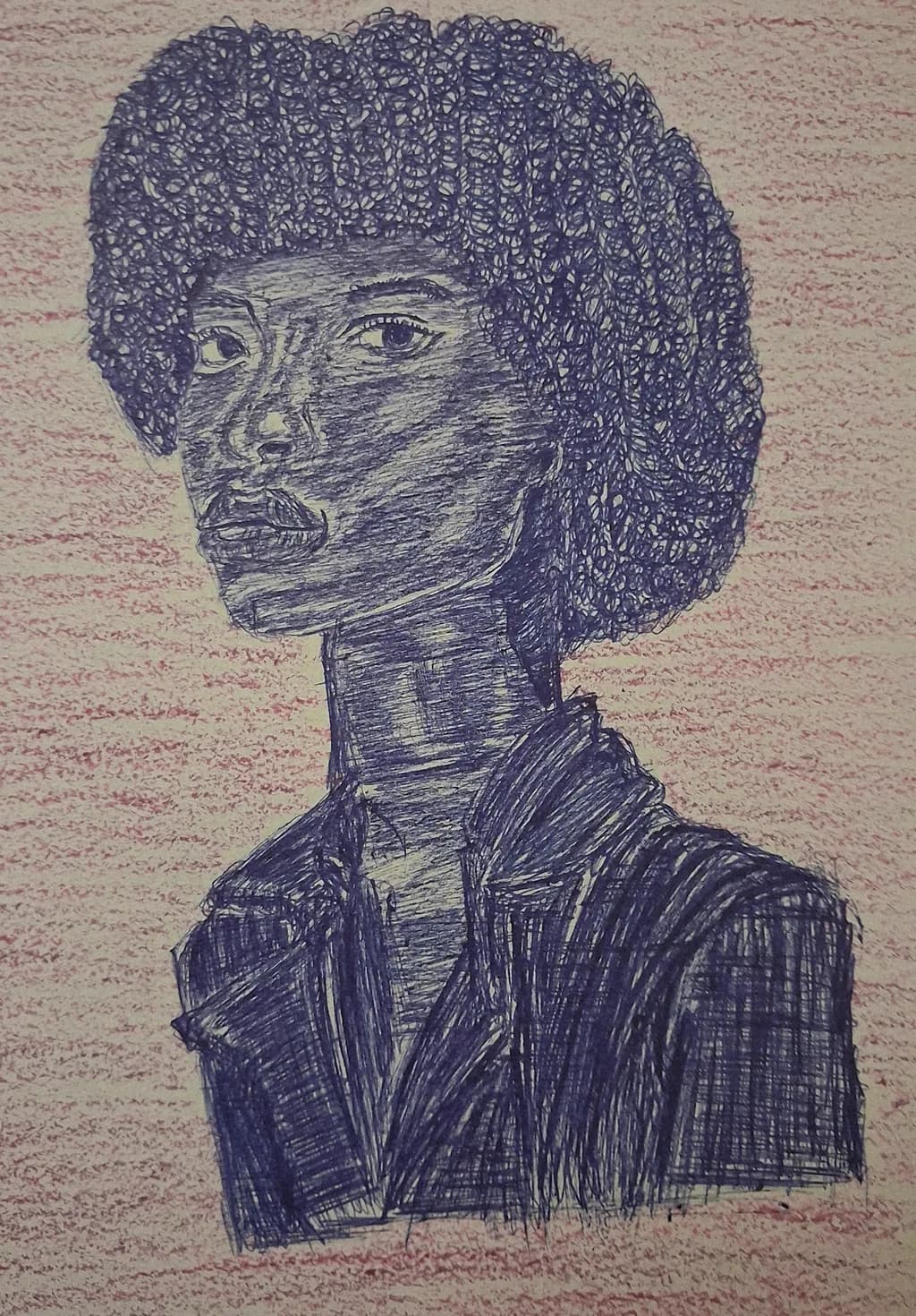 Afro in ink 