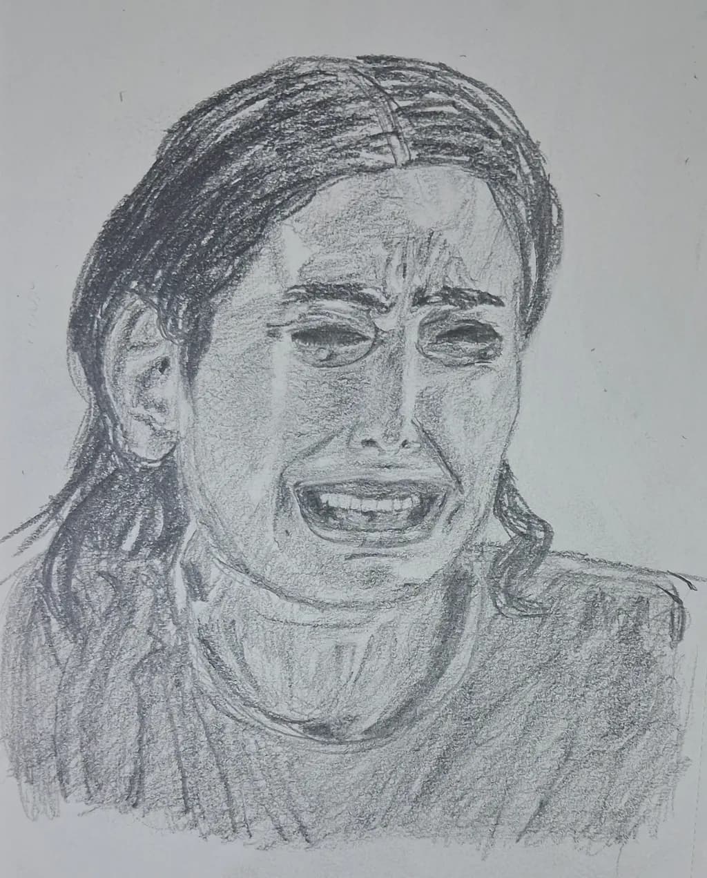 Joyful Pencil Portrait