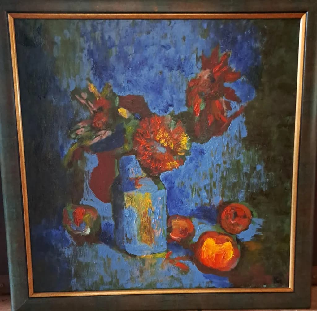 Still Life with Flowers and Apples