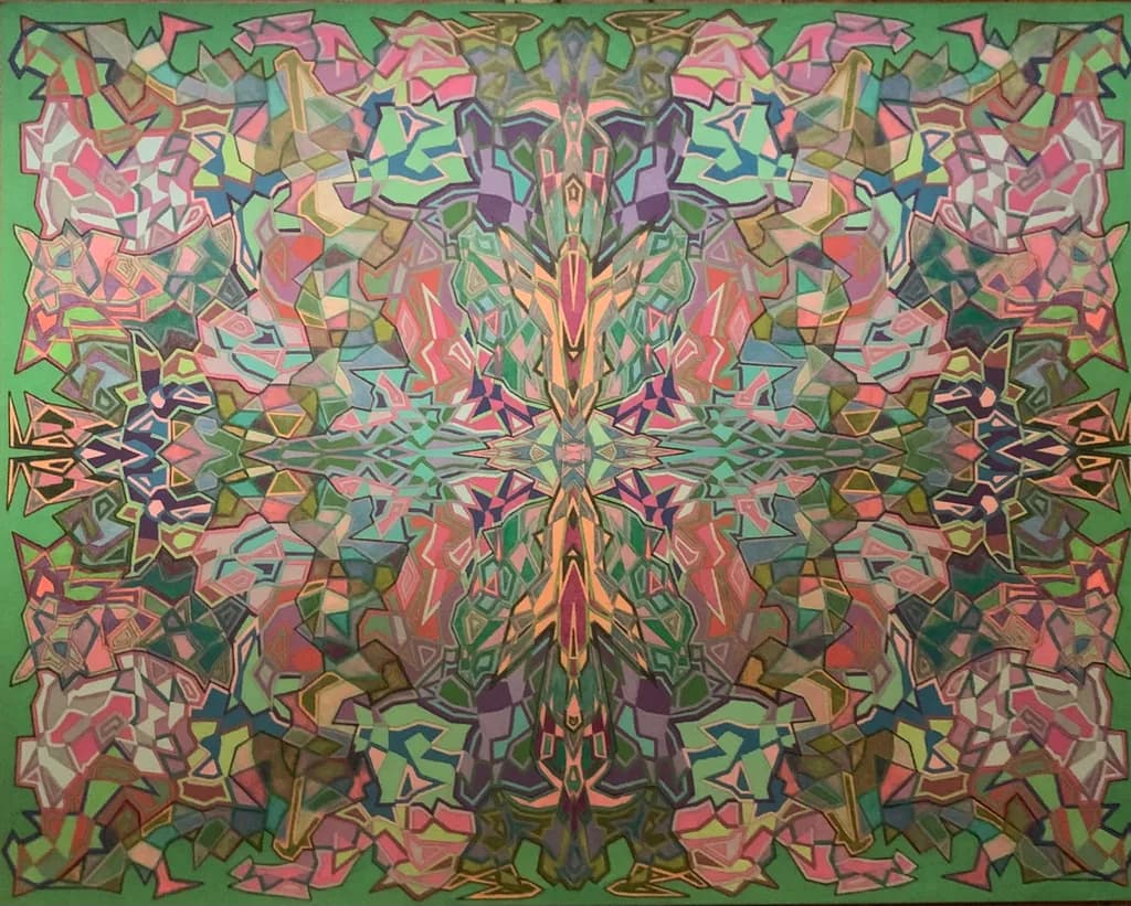 Geometric Mosaic Pattern