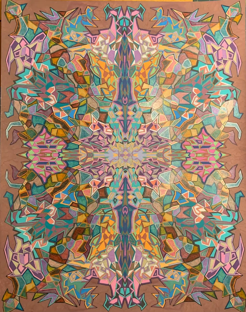 Geometric Mosaic Pattern