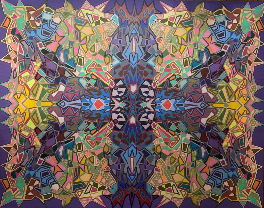 Geometric Mosaic Pattern