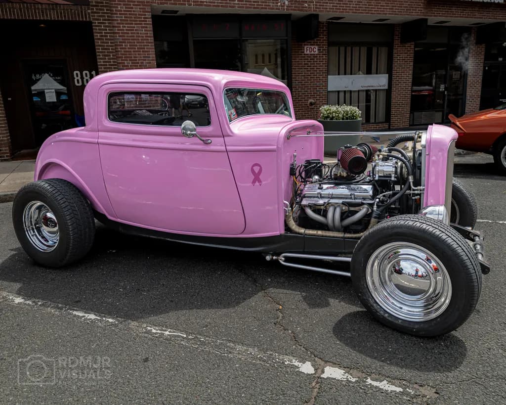 Pink Hot Rod Coupe