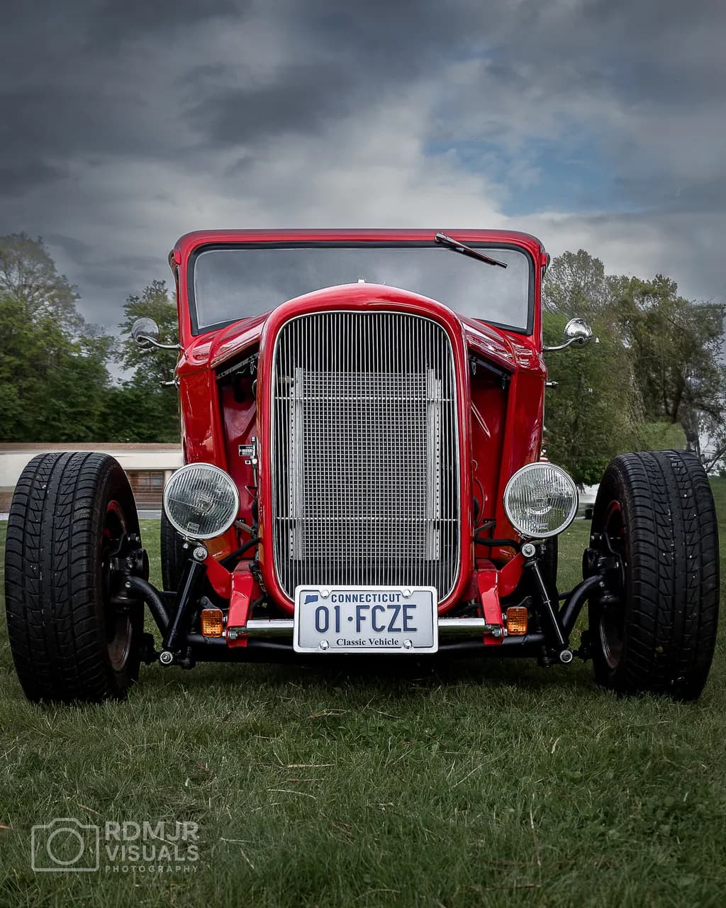 Red Vintage Hotrod