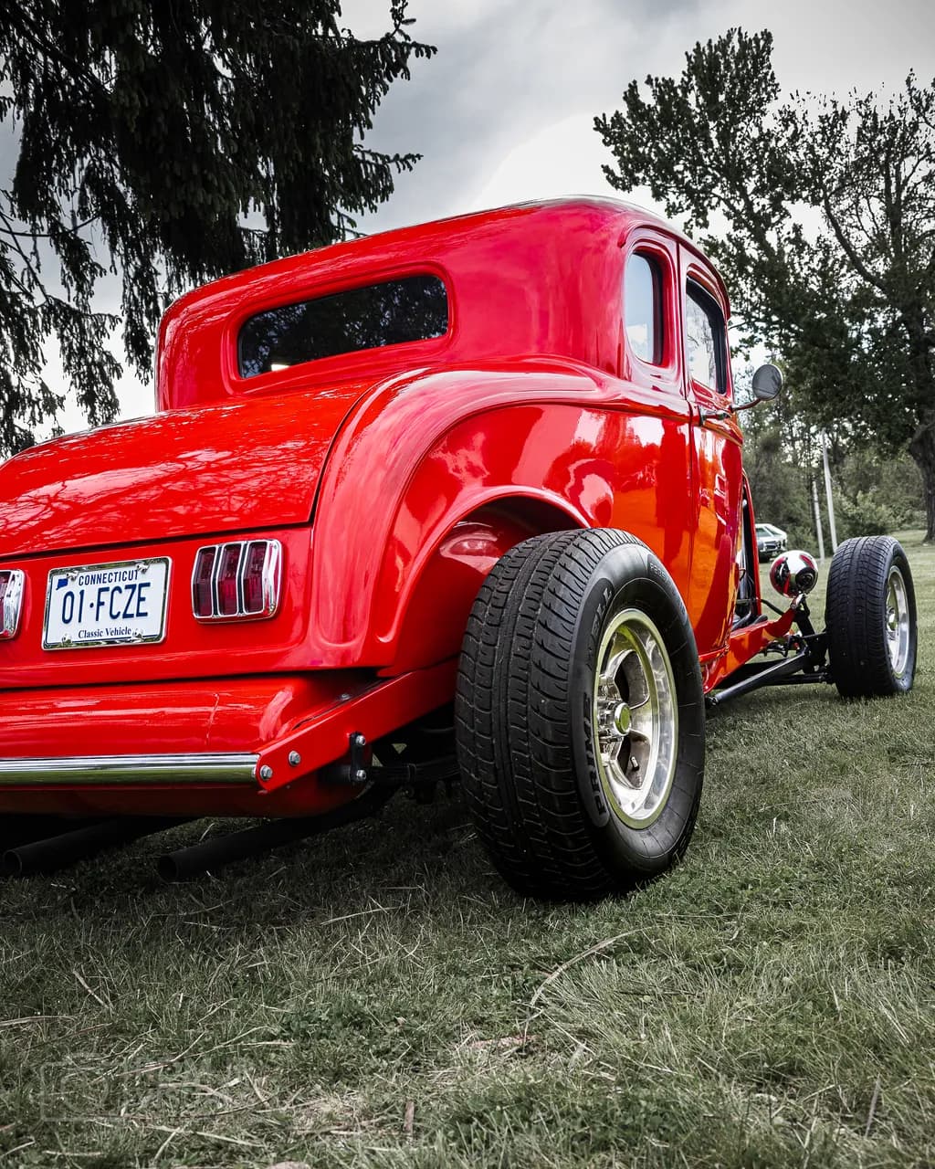 Classic Red Hotrod