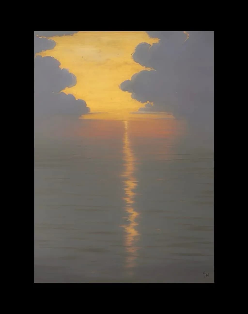 Sunset Reflection on Water