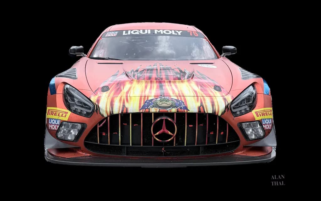 Racing Mercedes Flame