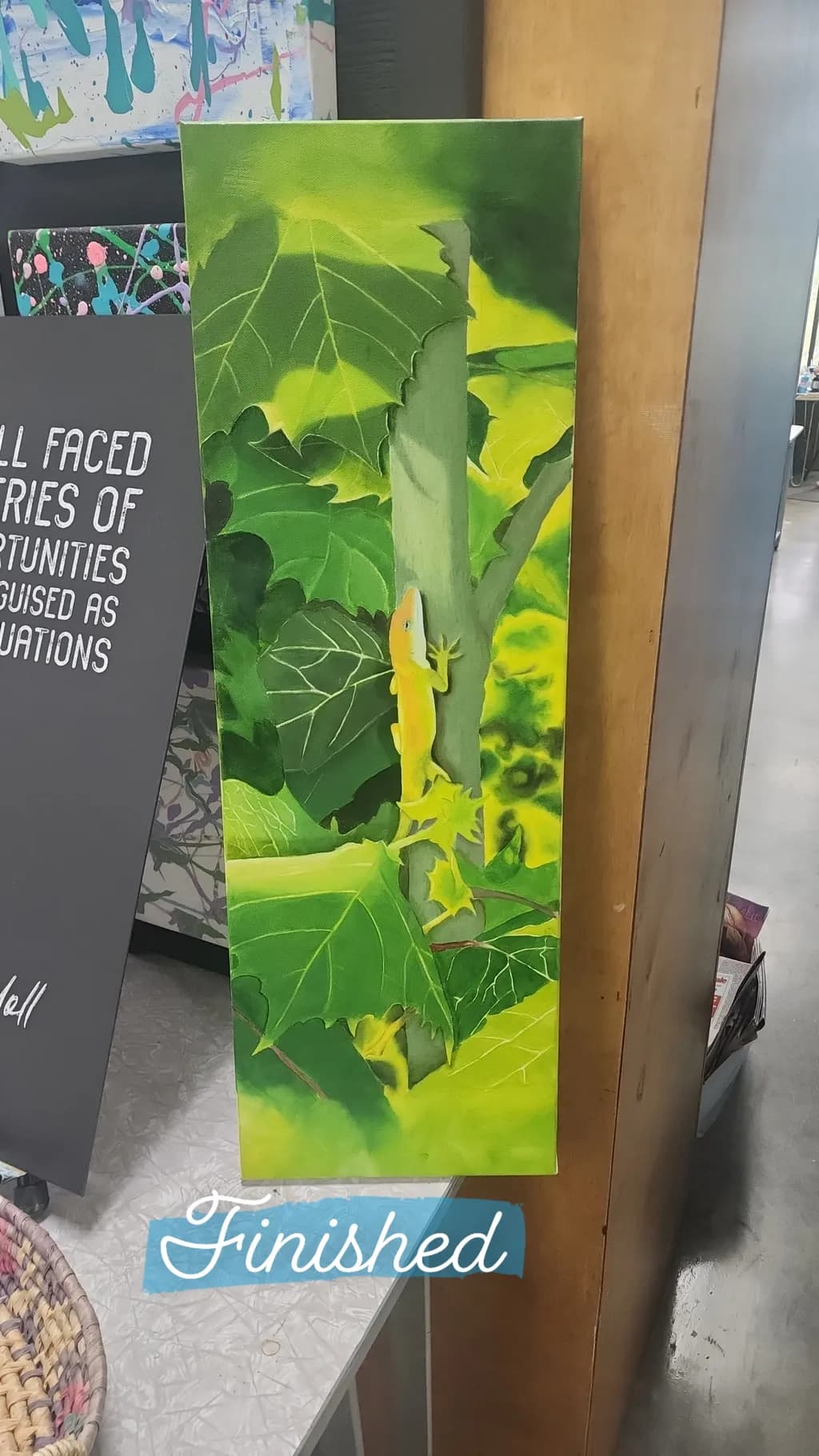 Green Leaf Lizard