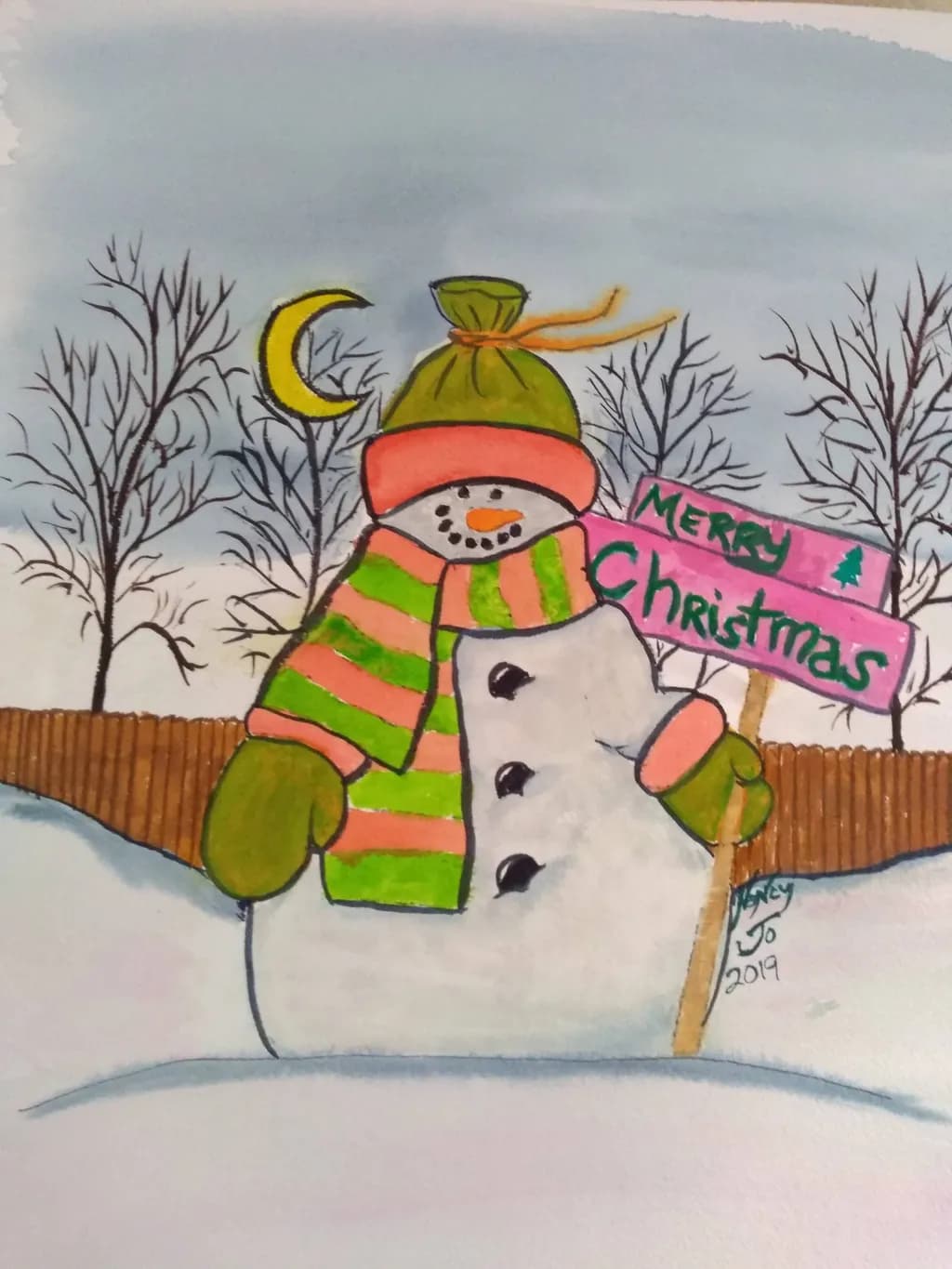 Snowman Christmas Greeting
