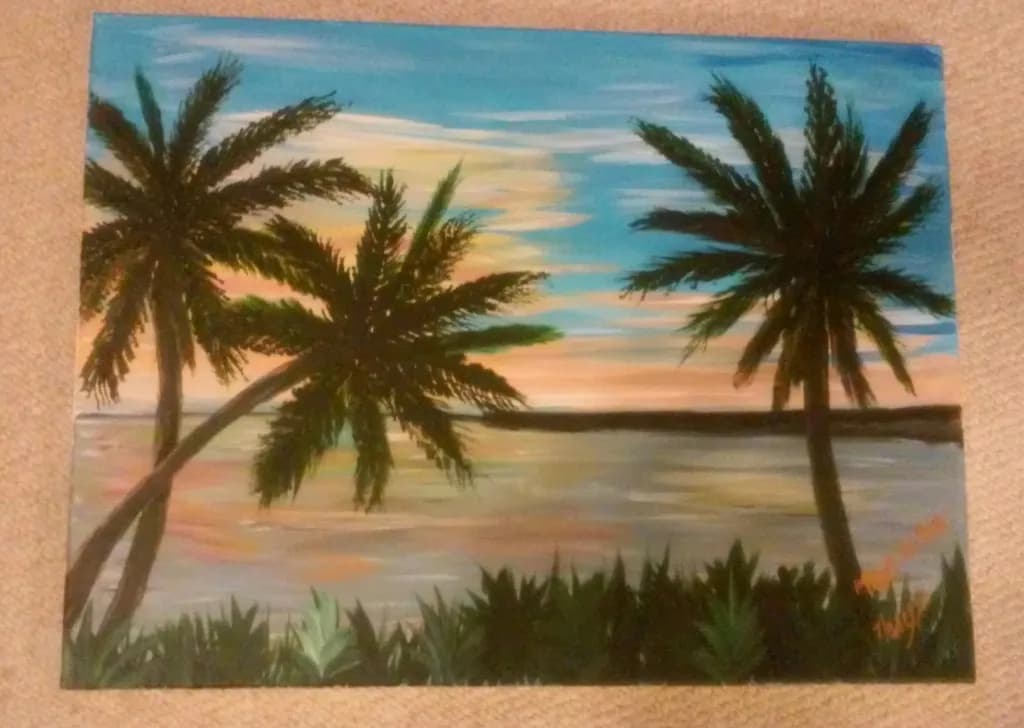 Palm Trees Sunset