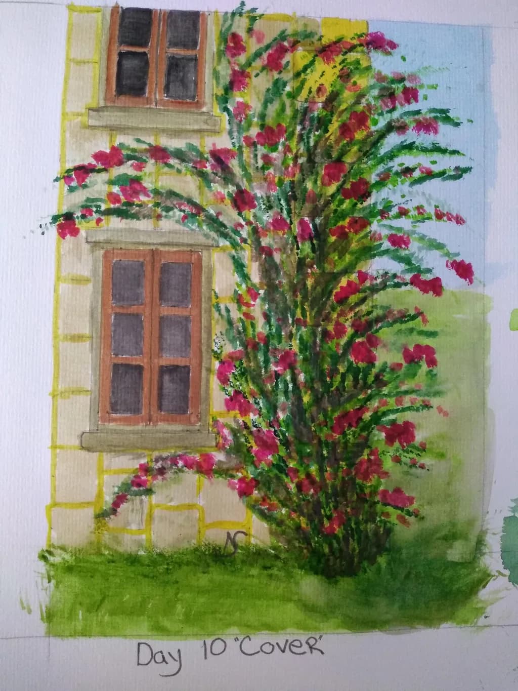Floral Window Cover