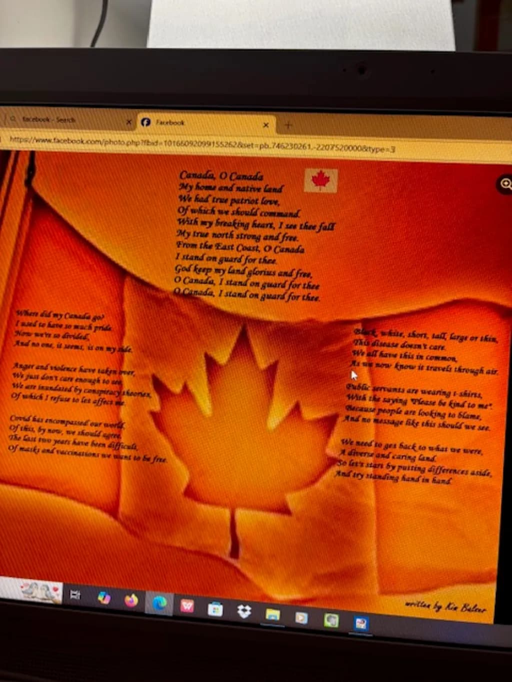 Canadian Maple Leaf Poem