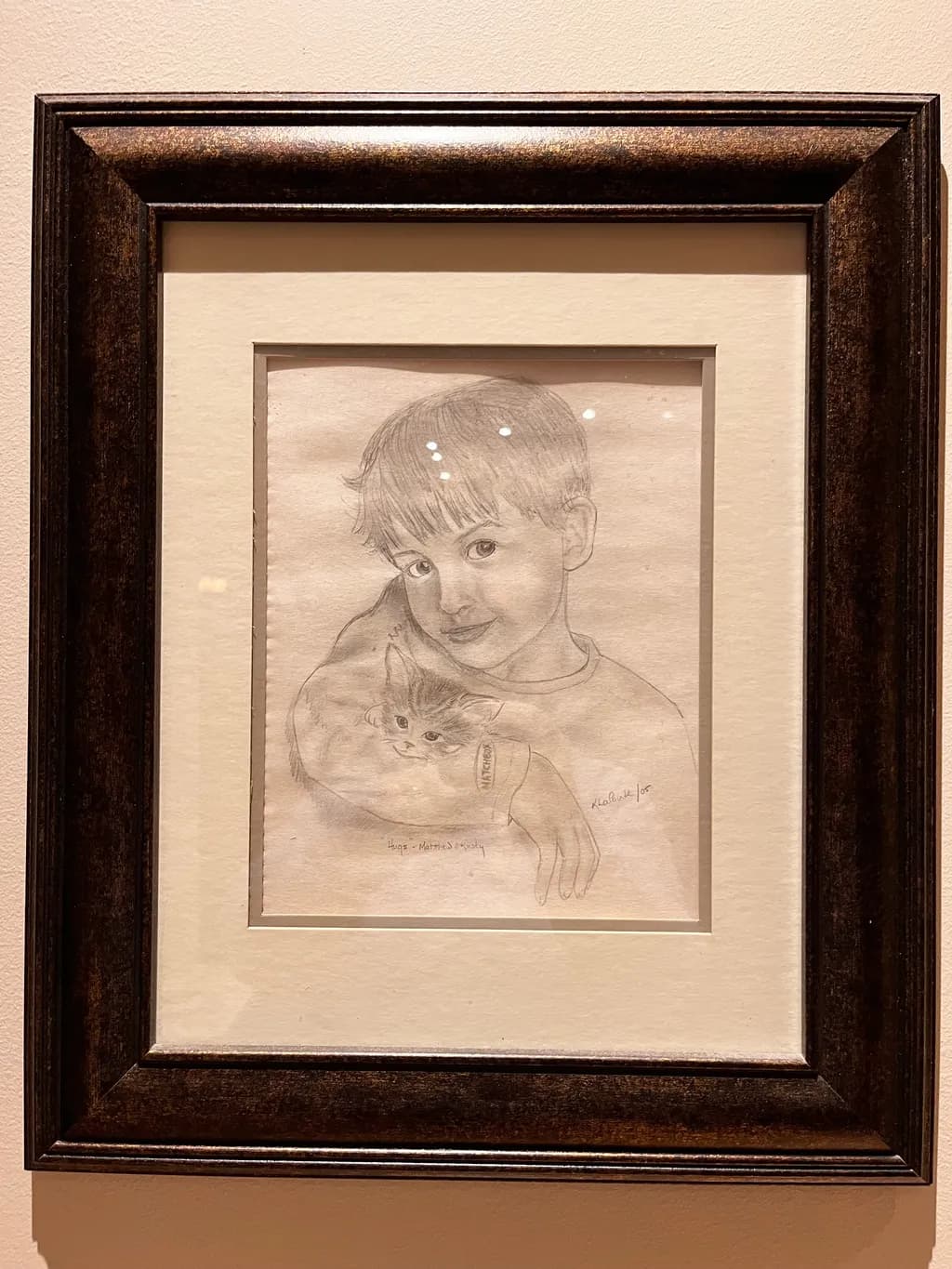 Boy with Kitten