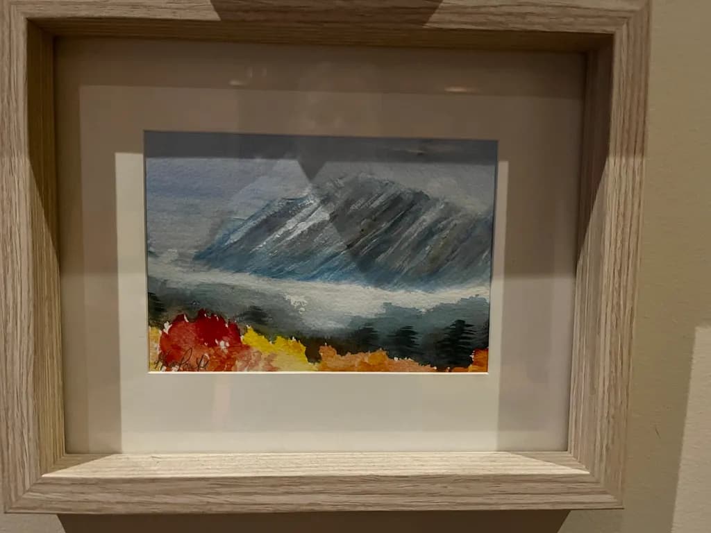 Mountain Mist with Autumn Trees