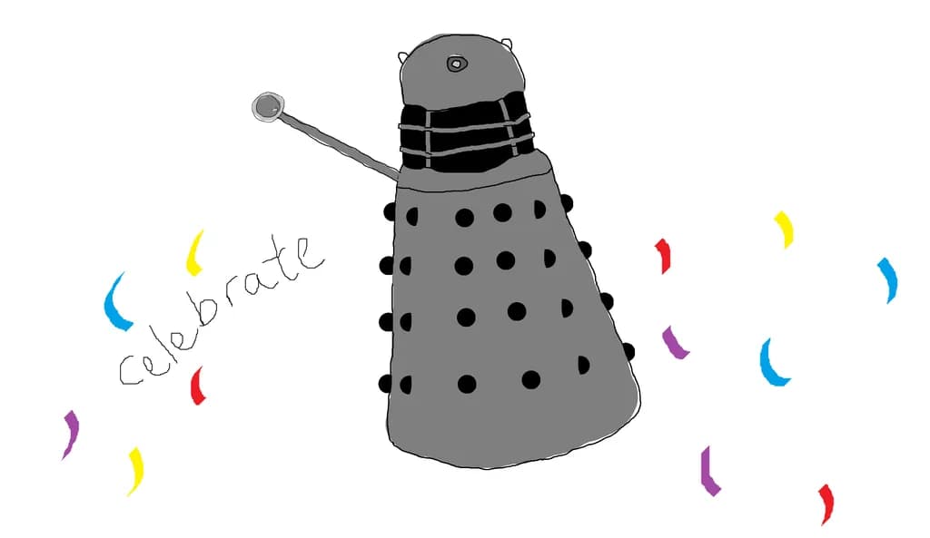 Dalek Celebrate Confetti