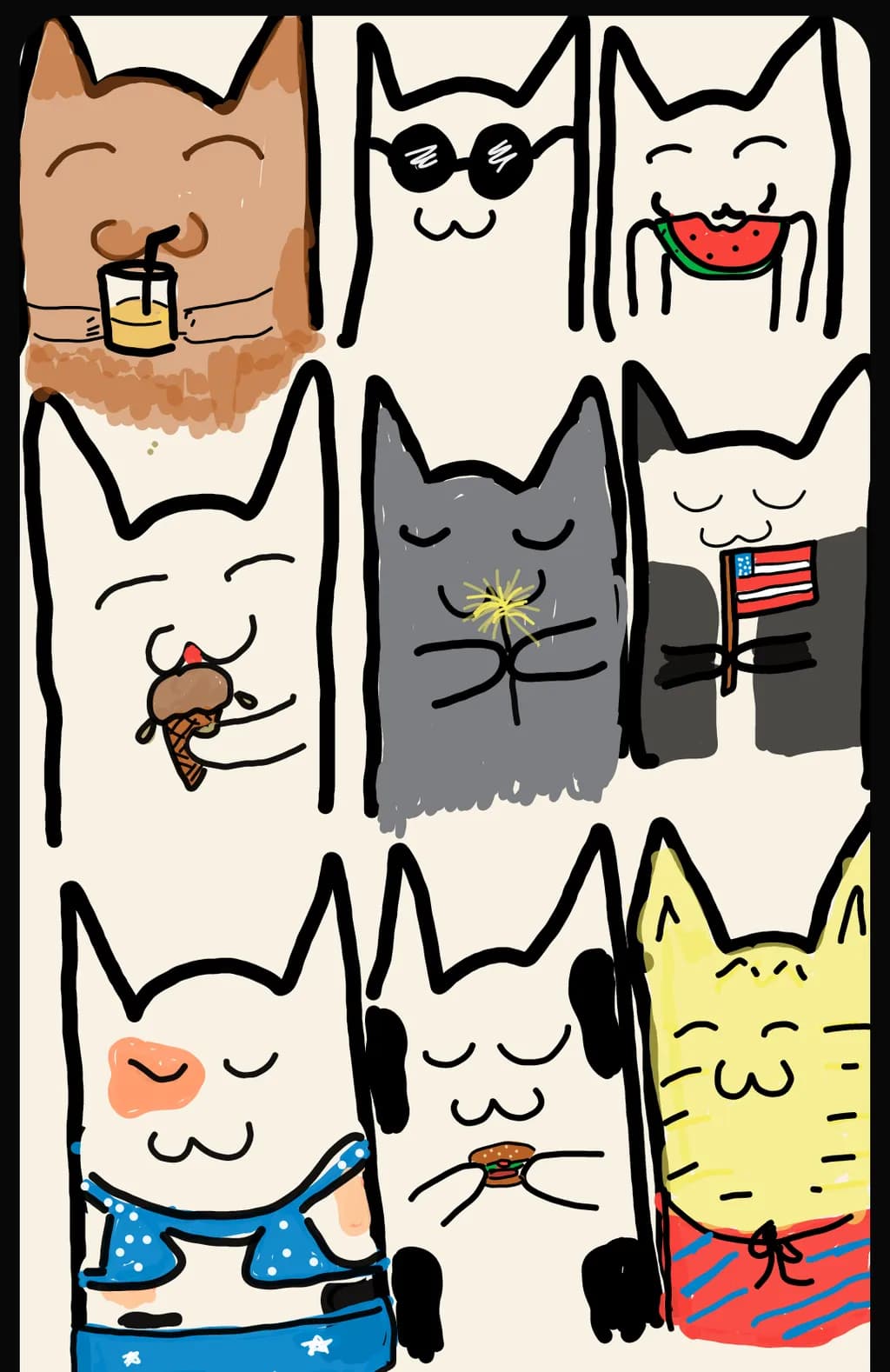 Screenshot July Cats Celebration