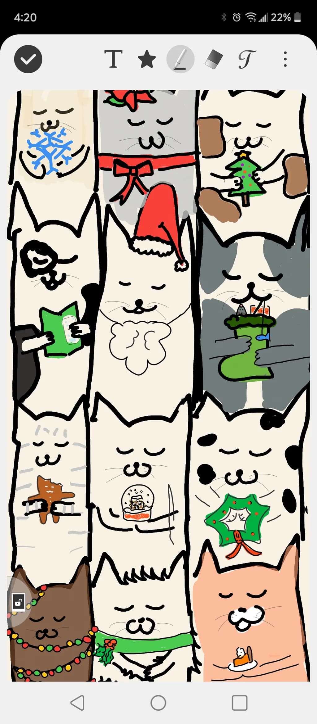 Christmas Cats Gathering