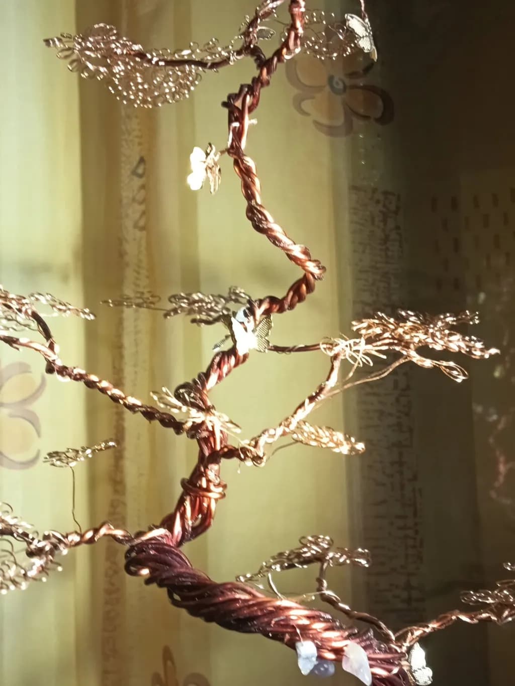 Twisted Wire Tree Sculpture