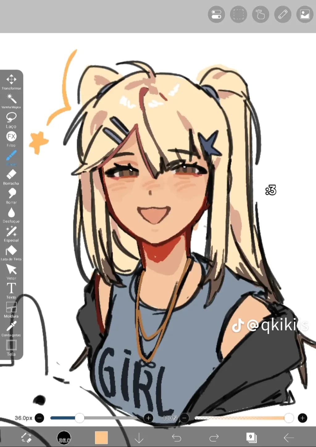 Blonde Girl Portrait