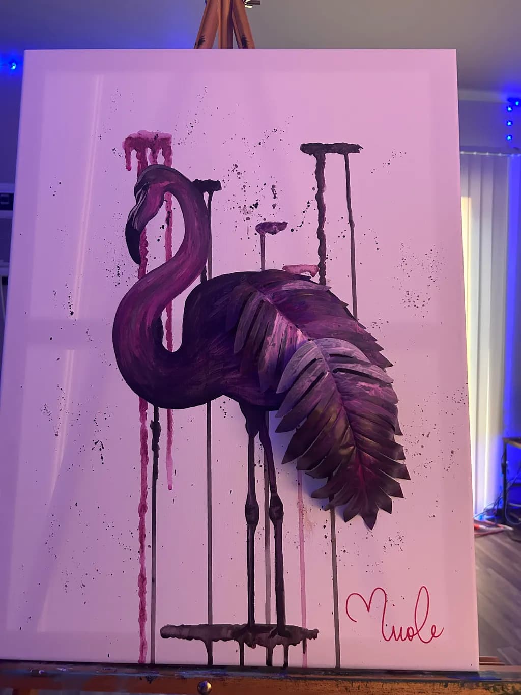 Purple Flamingo
