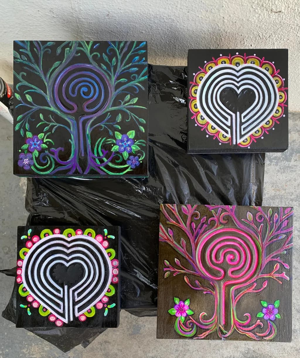 Labyrinth Tree Designs