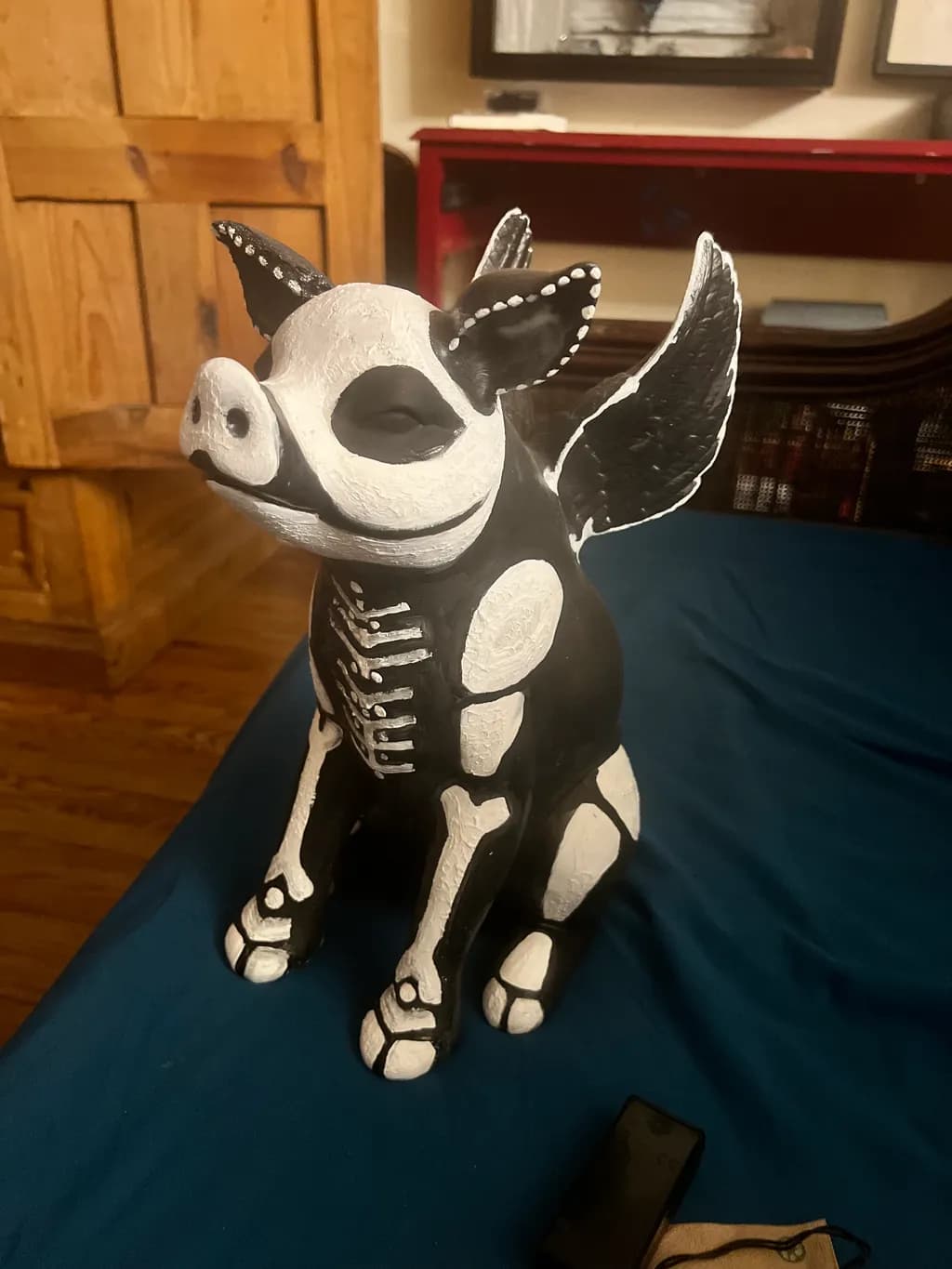 Winged Skeleton Pig