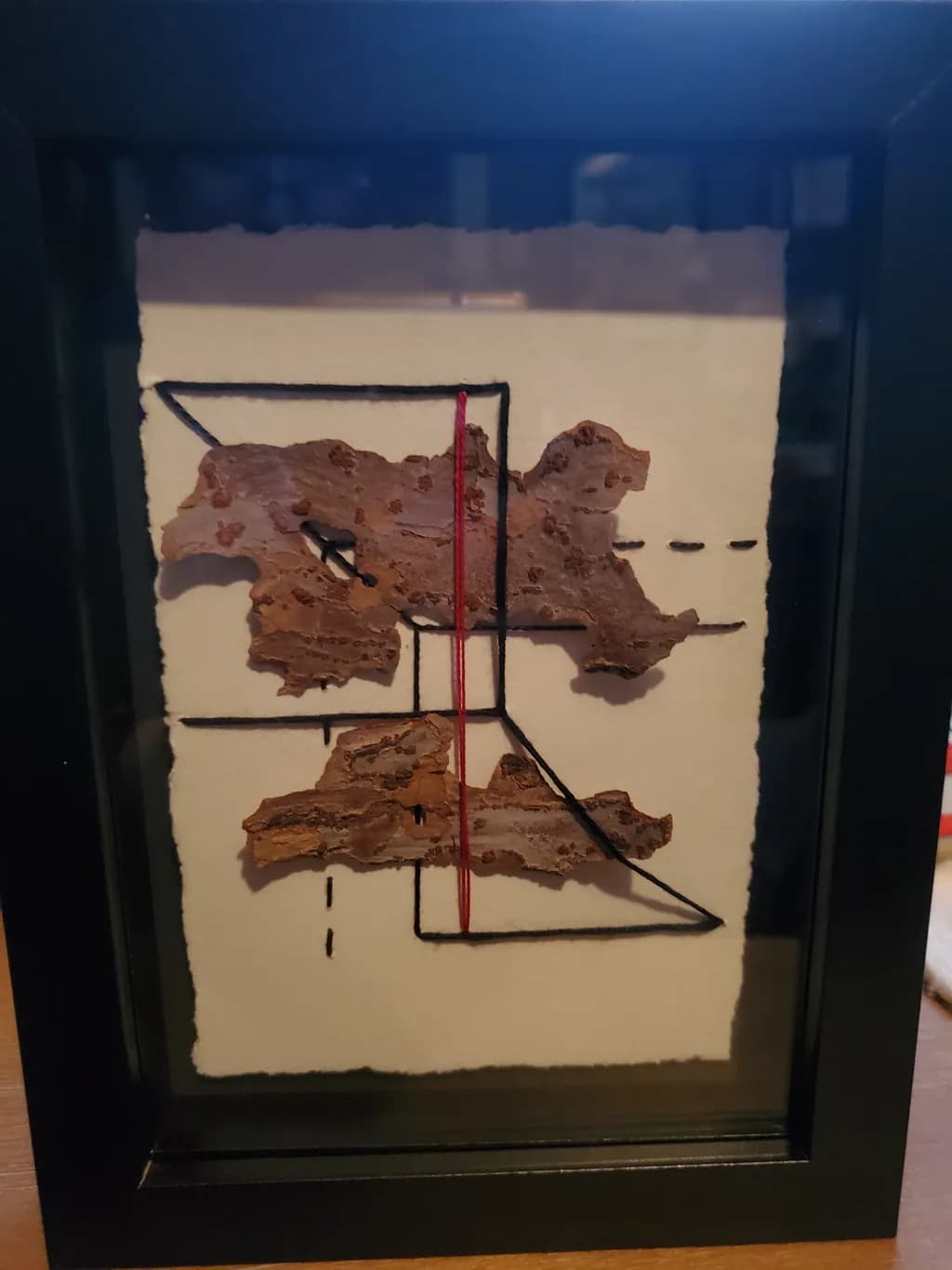 Abstract Wood Fragments