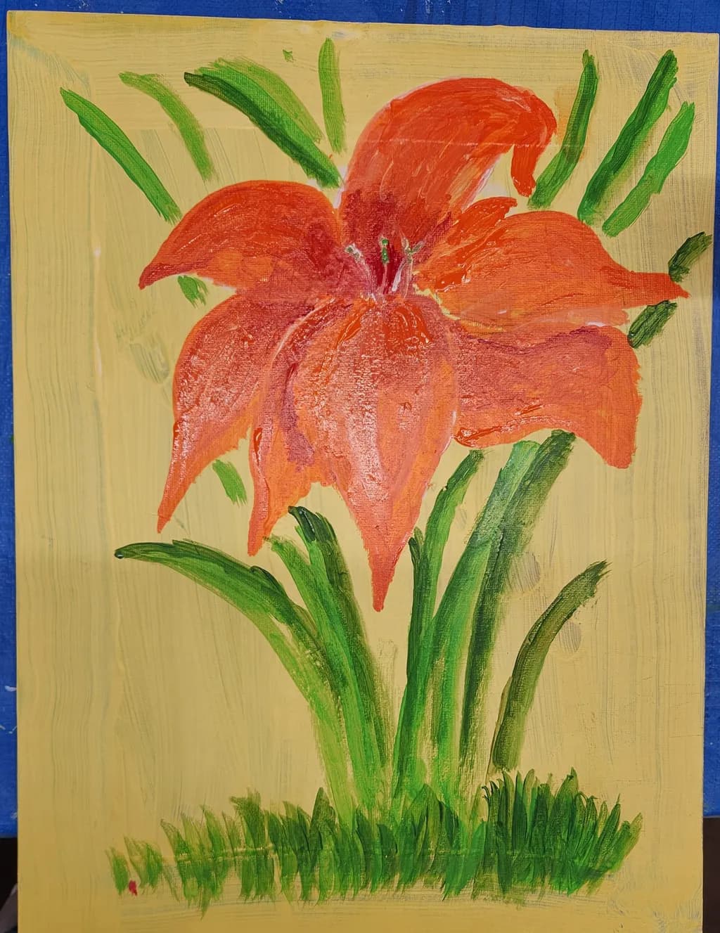 Orange Flower Study