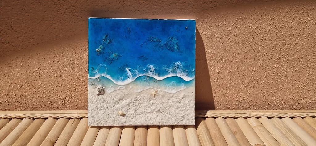 Coastal Waves with Starfish