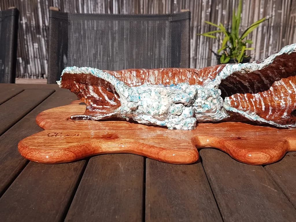 Ceramic Wave Sculpture