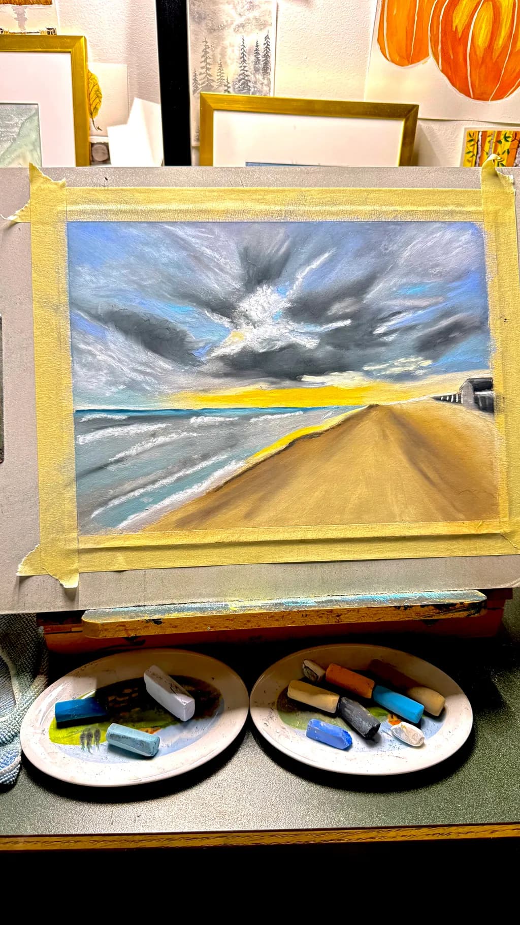 Storm Over Beach