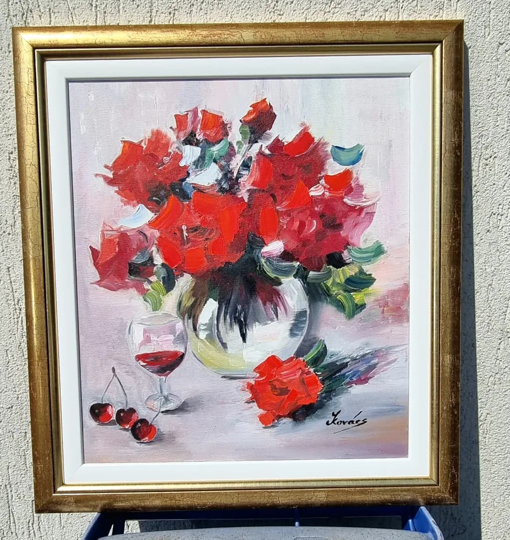 Red Roses and Cherries