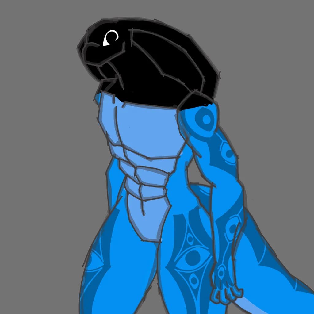 Blue Turtle Warrior